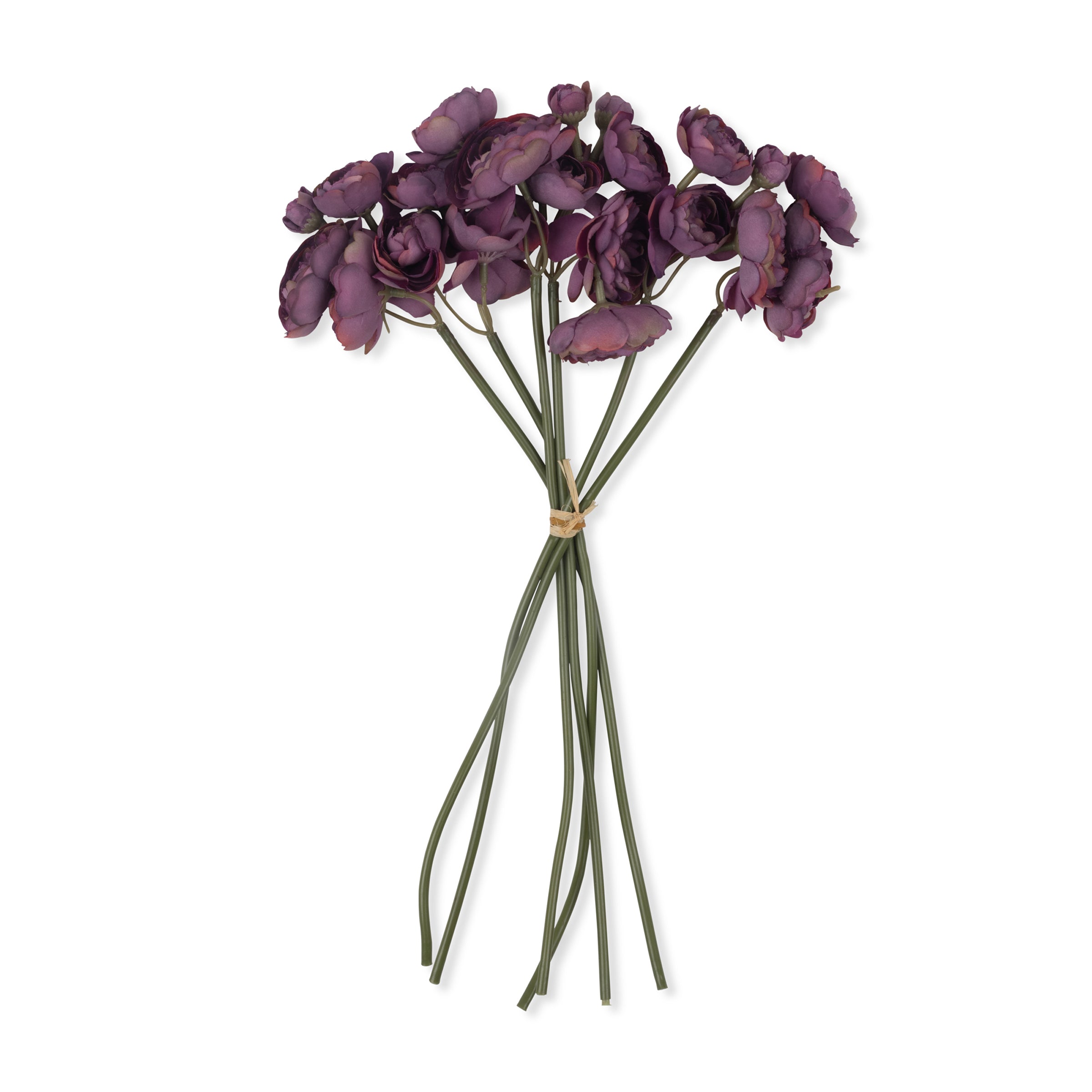 Artificial Purple Ranunculus Bunch - Image 2