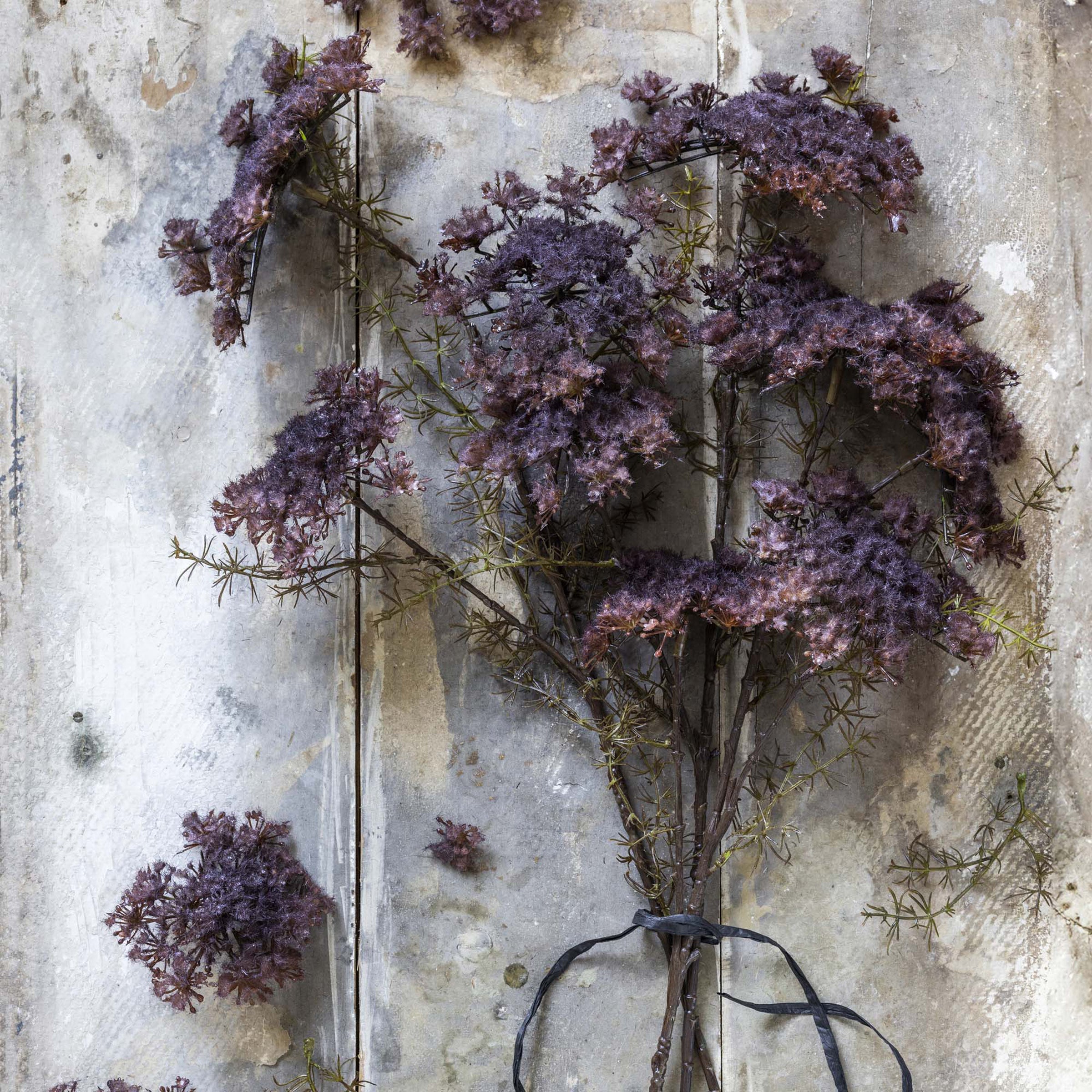 Artificial Purple Queen Anne's Lace Stem - Image 3