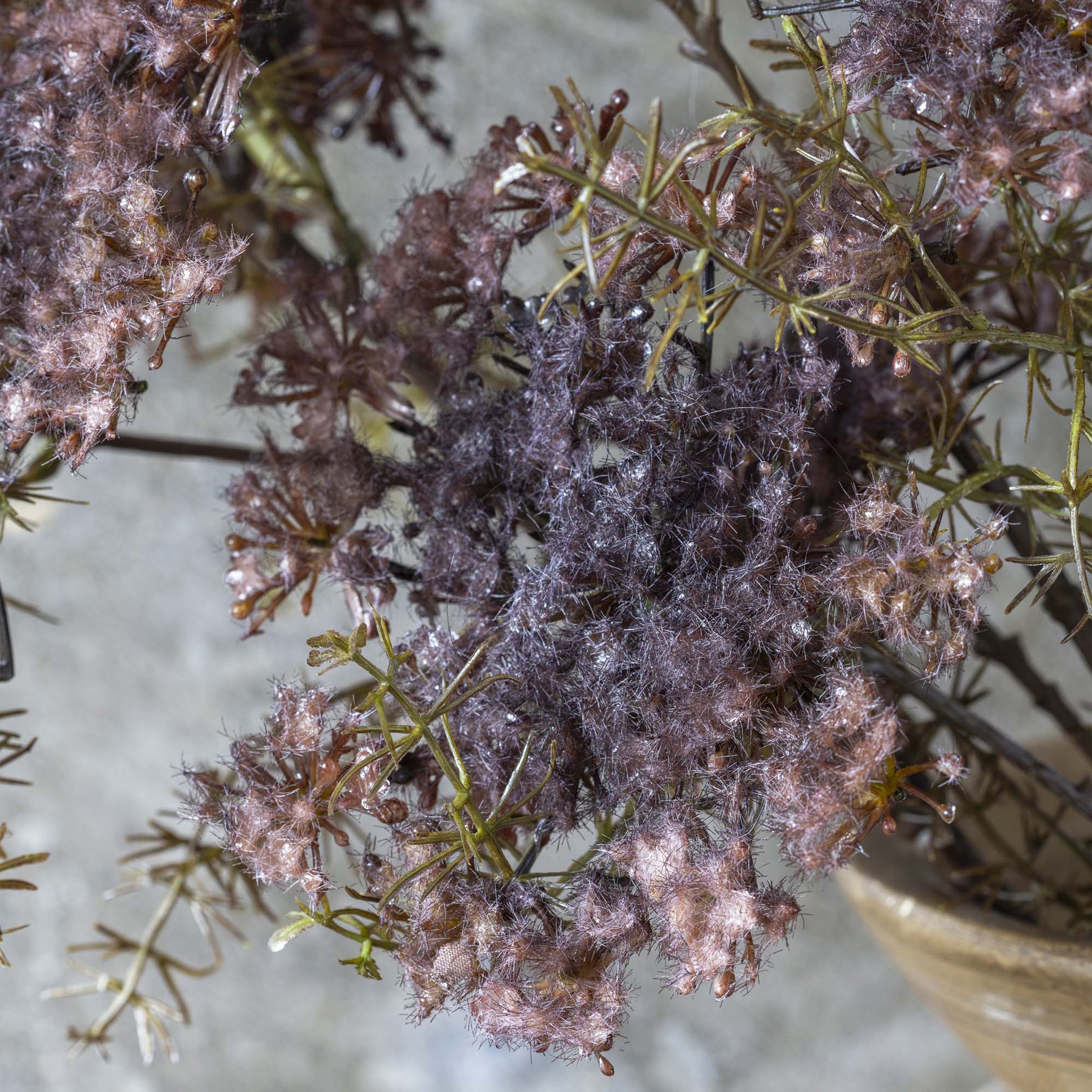 Artificial Purple Queen Anne's Lace Stem - Image 4