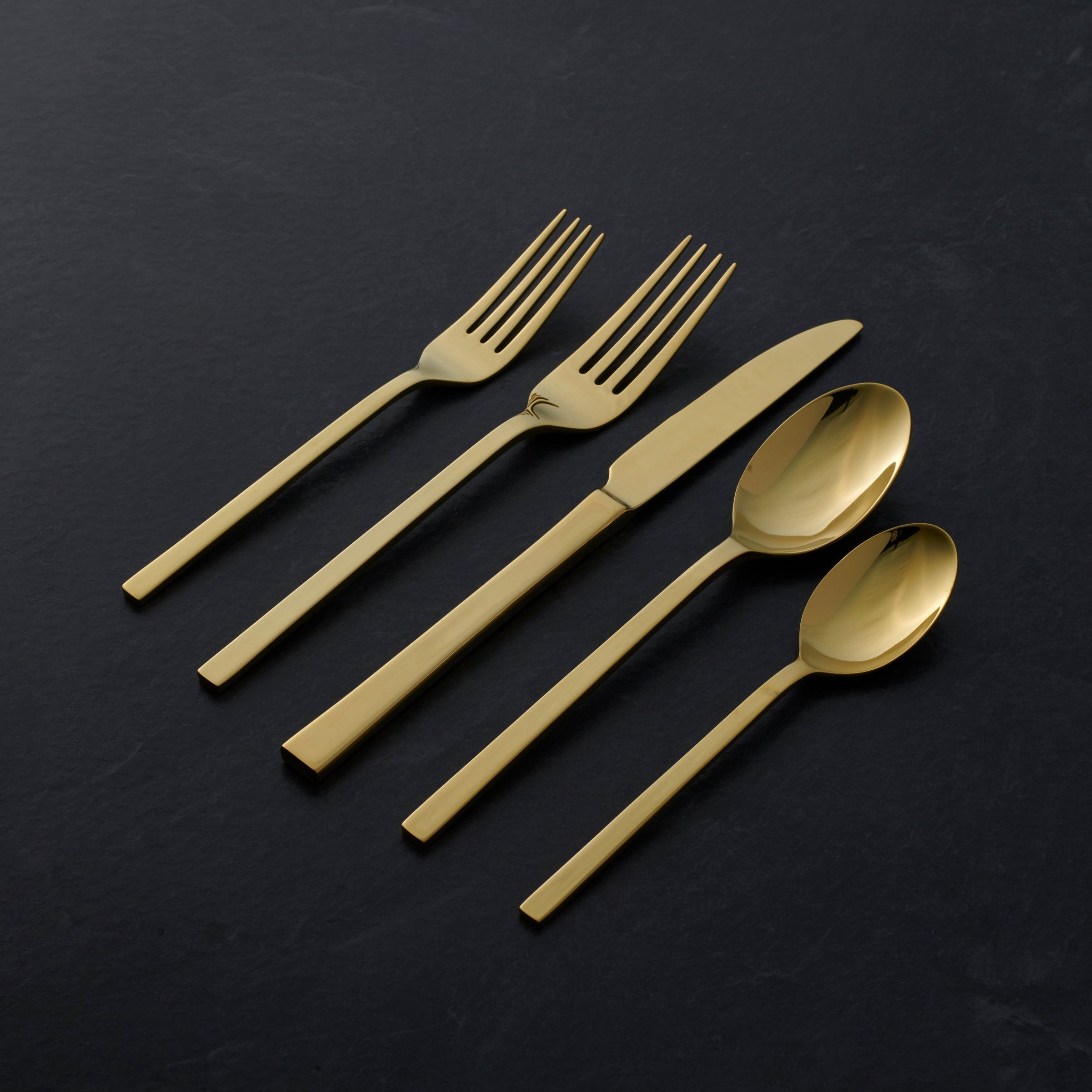 Allay Champagne 20-Piece Flatware Set - Image 2