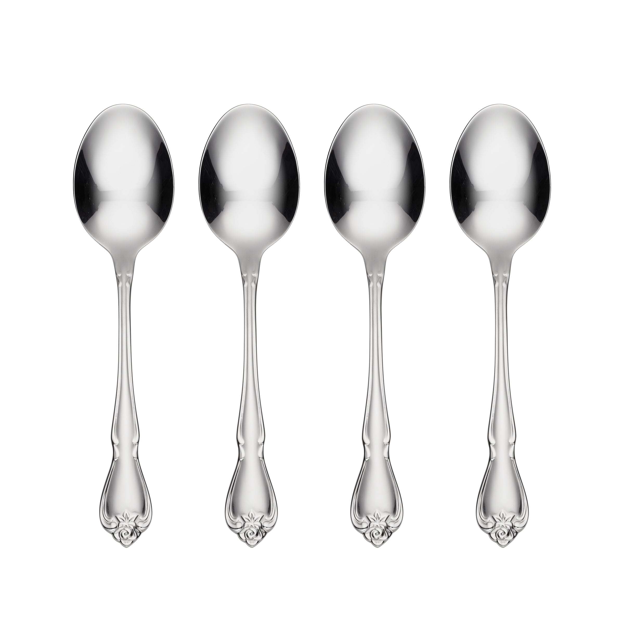 True Rose Dinner Spoons, Set of 4