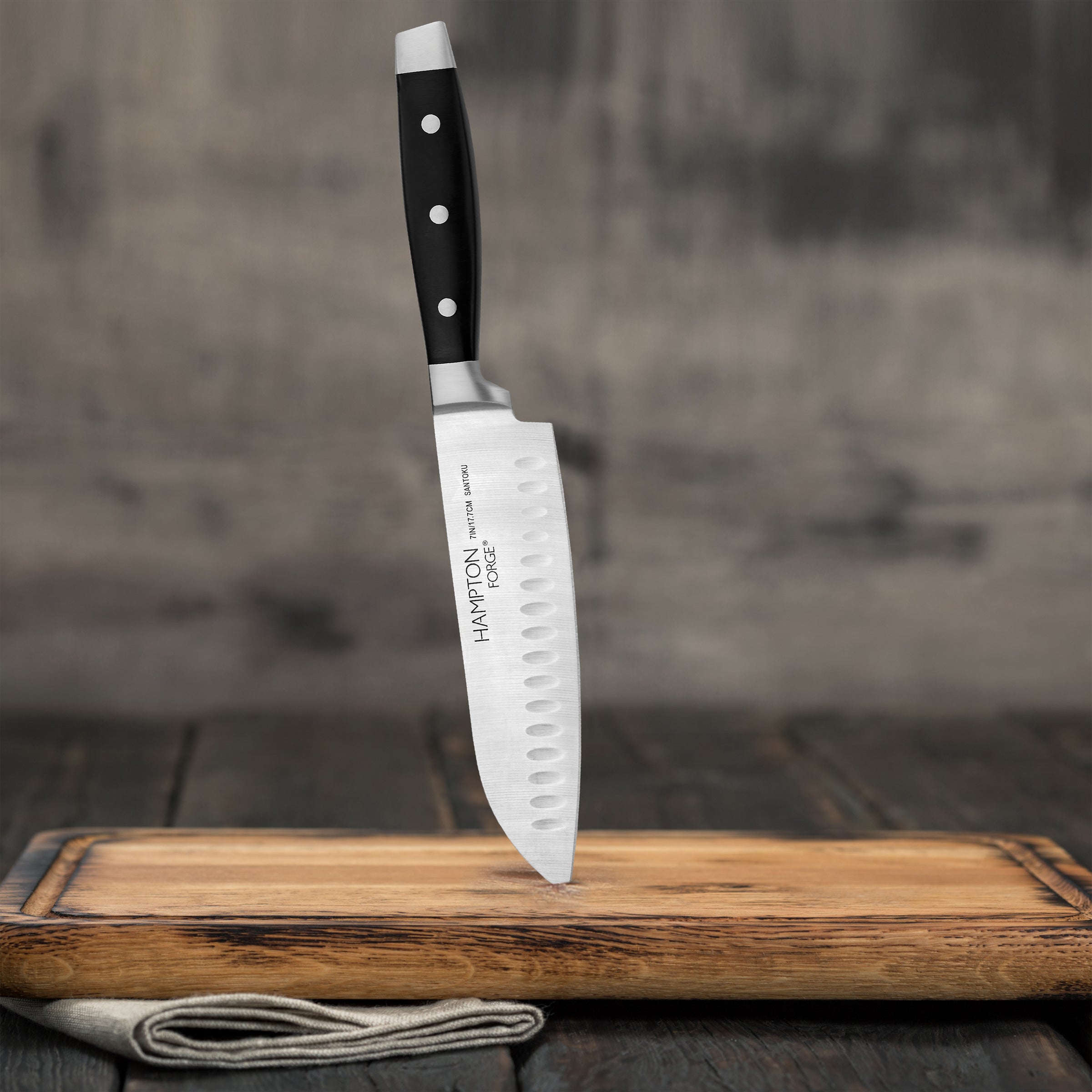 Continental 7" Santoku Knife with Blade Guard - Image 4