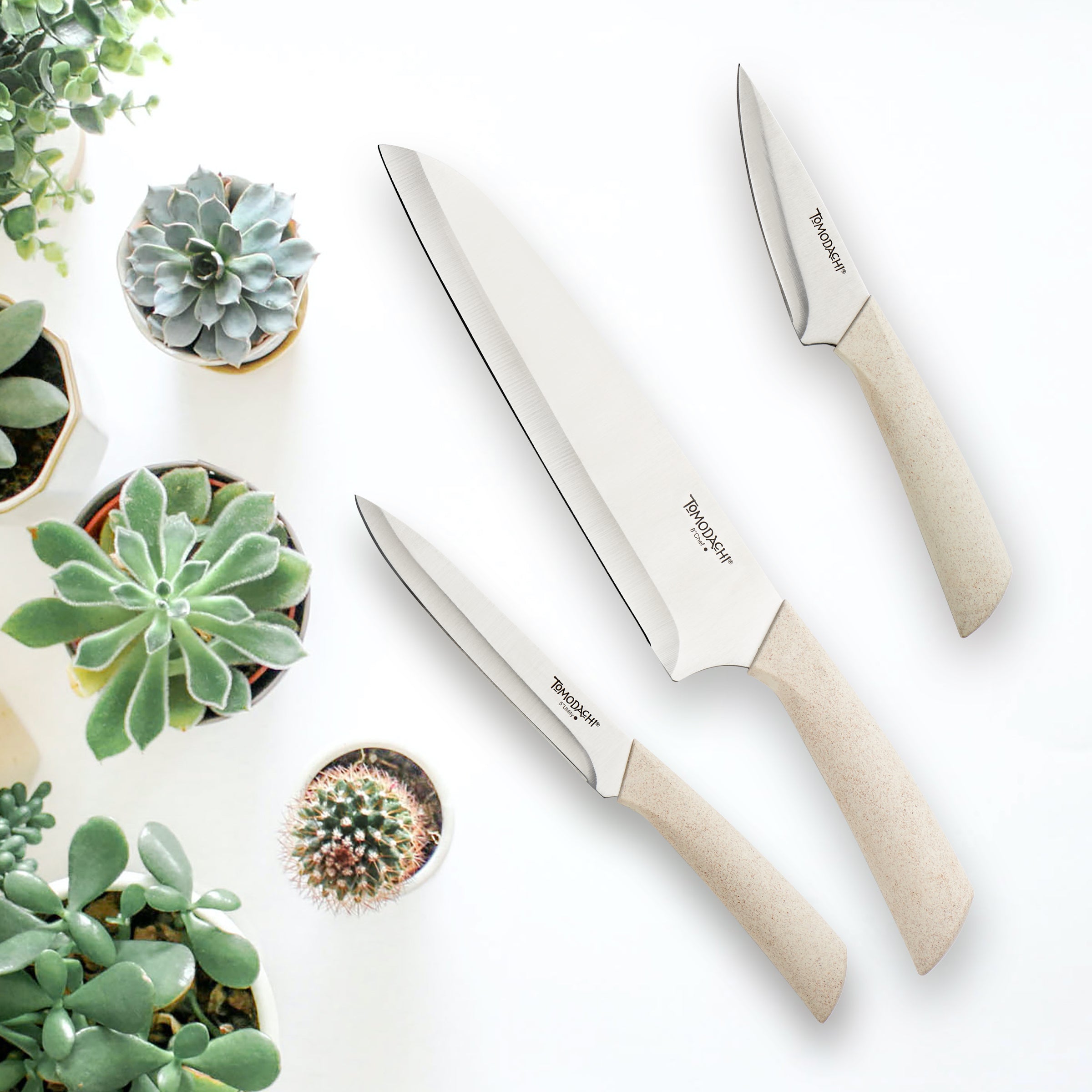 Harvest 3-Piece Cutlery Set with Blade Guards - Image 2