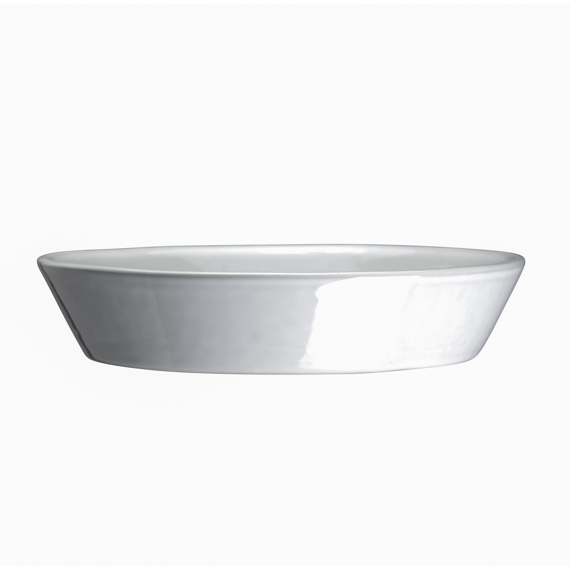 Kobenhavner Glazed Mineral White 16cm Pot with Saucer - Image 3