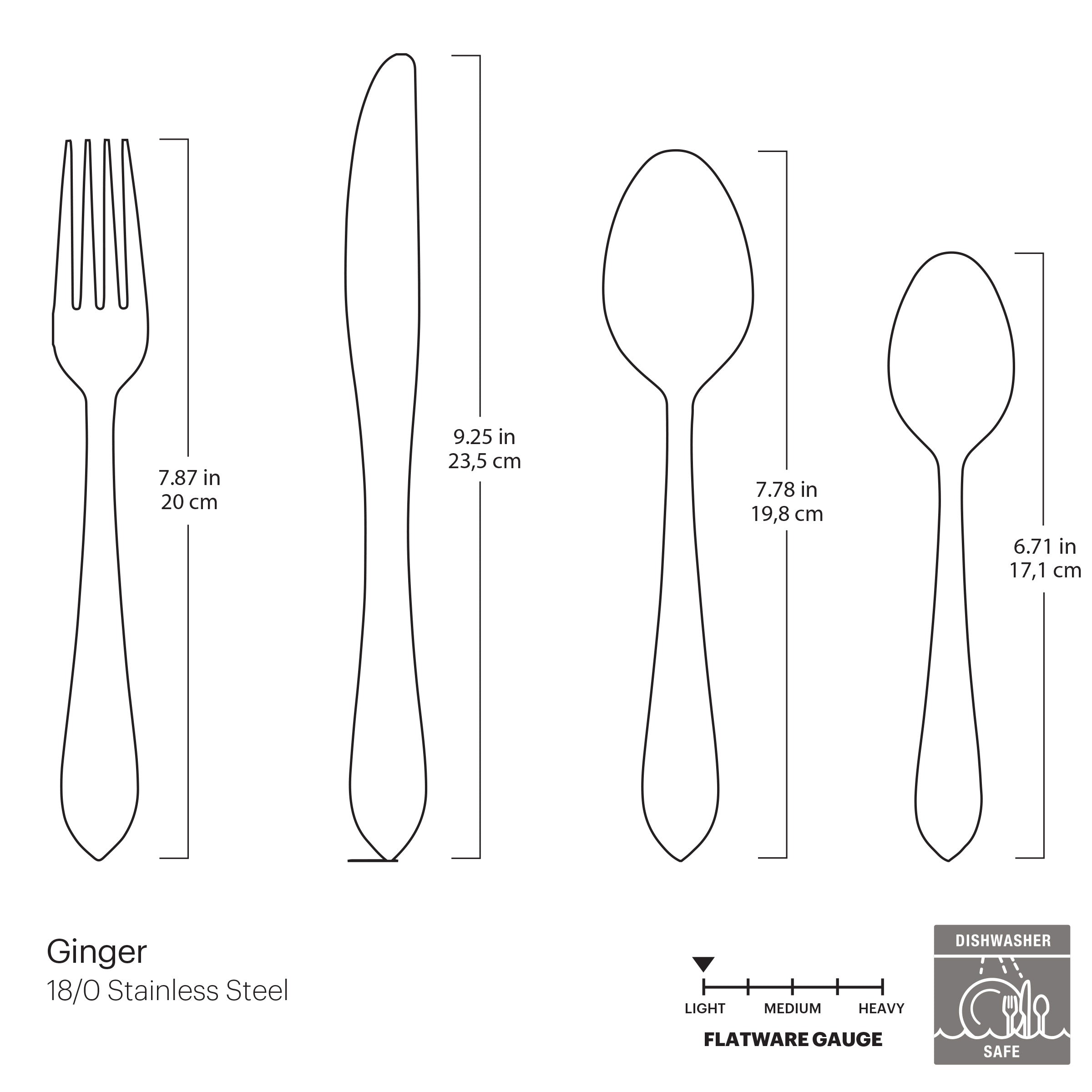 Ginger Mirror 16-Piece Flatware Set - Image 3