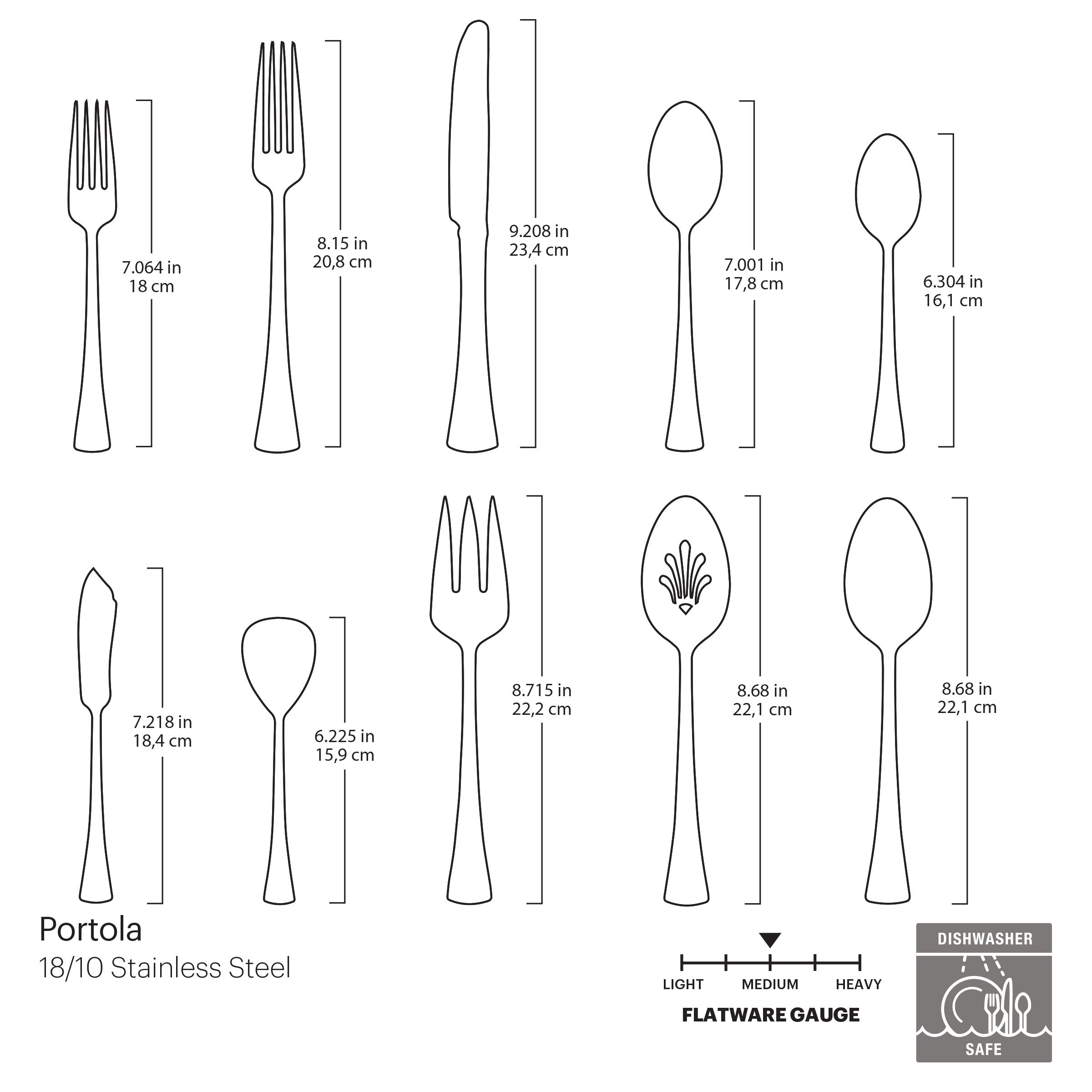 Portola 65-Piece Flatware Set - Image 6