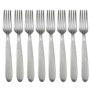 Jordan Frosted Dinner Forks, Set of 8